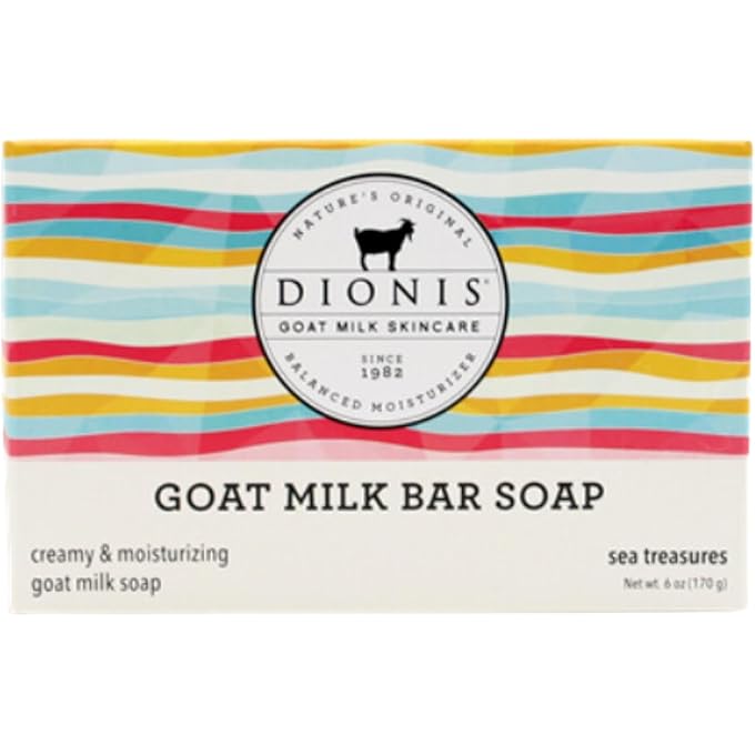Dionis - Goat Milk Skincare Sea Treasures Scented Bar Soap (6 oz) - Made in the USA - Cruelty-free and Paraben-free - Image 1